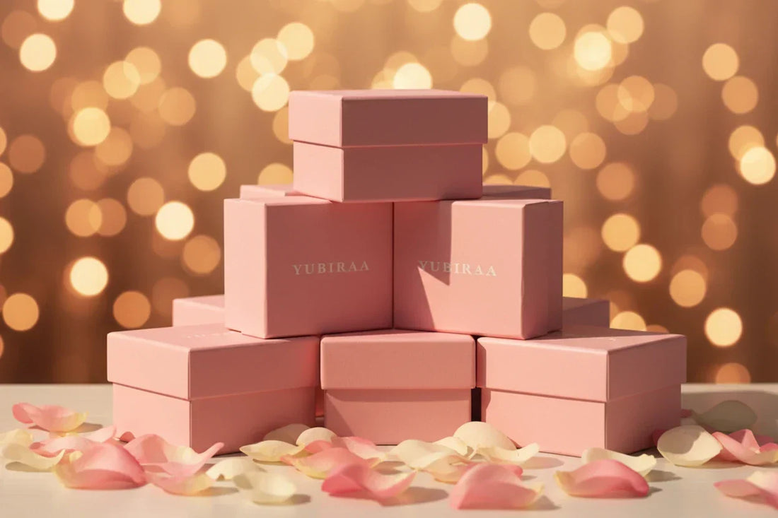 Ultimate guide to gifting anti-tarnish 18K gold PVD jewellery in India — YUBIRAA premium gift boxes for Diwali, weddings and special occasions