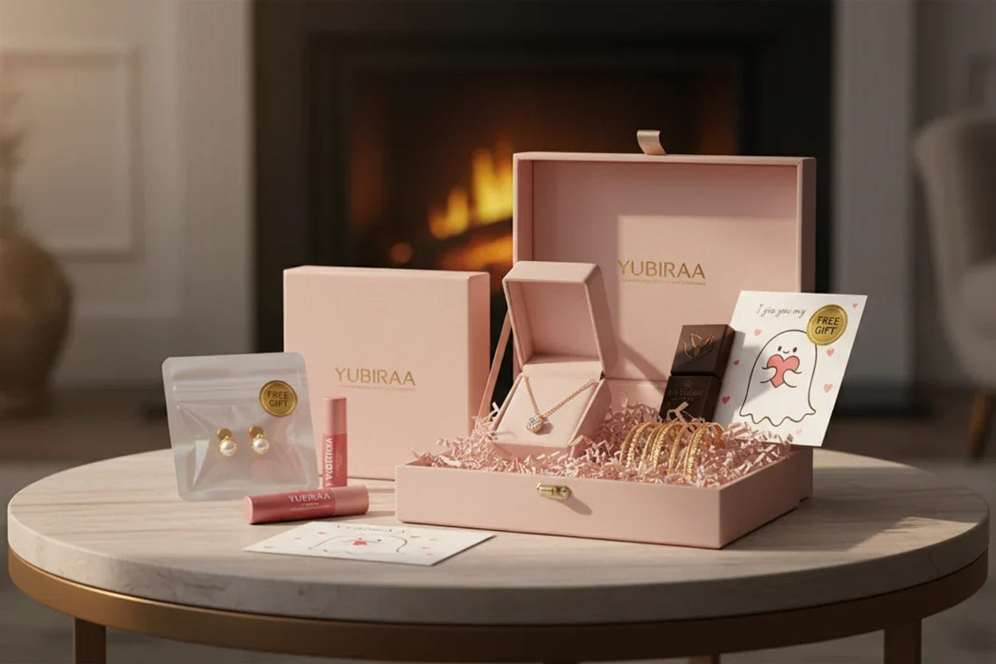 Ultimate guide to jewellery gift hampers — YUBIRAA 18K gold PVD anti-tarnish jewellery gift hampers for every occasion
