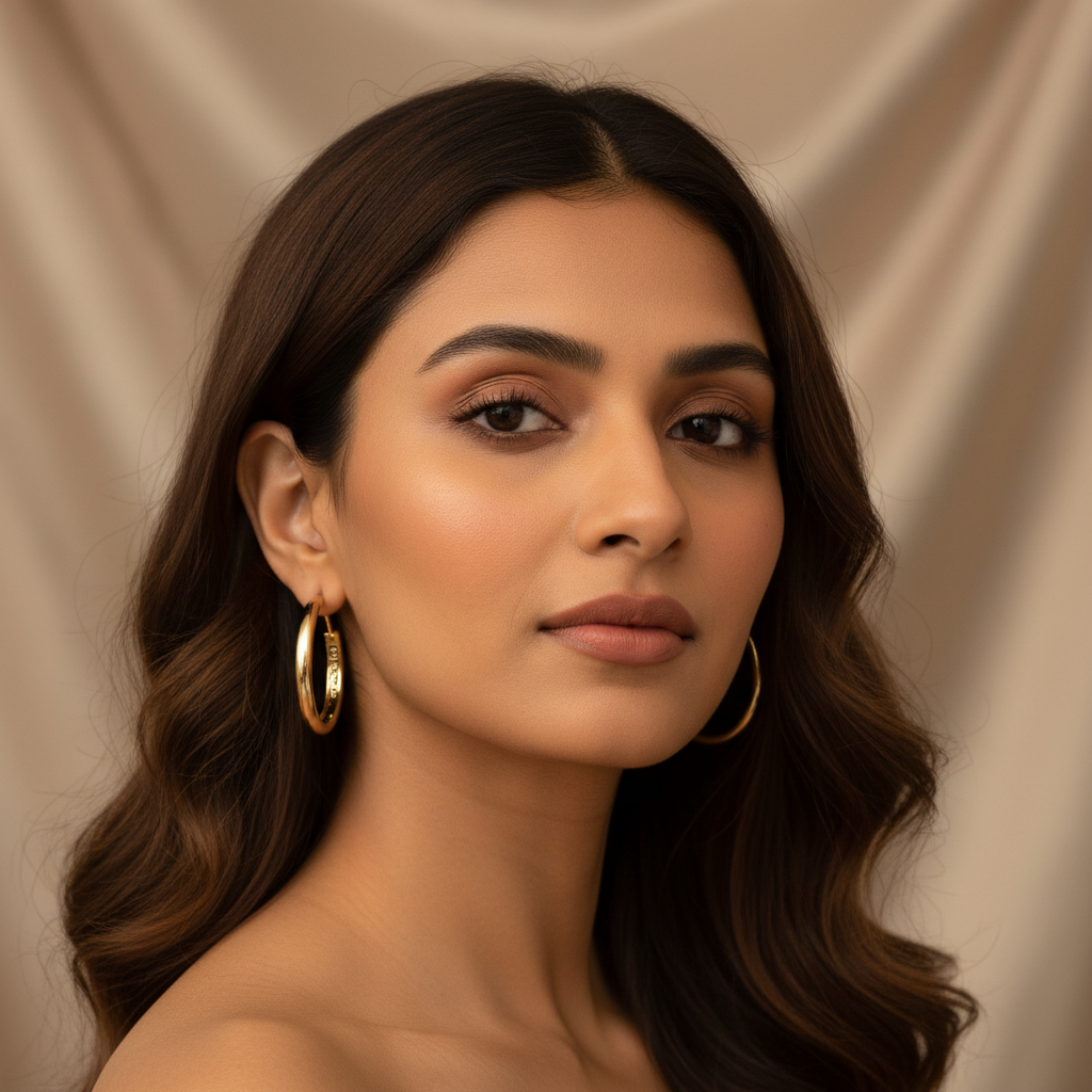 Hoop Earrings for Women India — Gold, Office & Everyday Styles | YUBIRAA