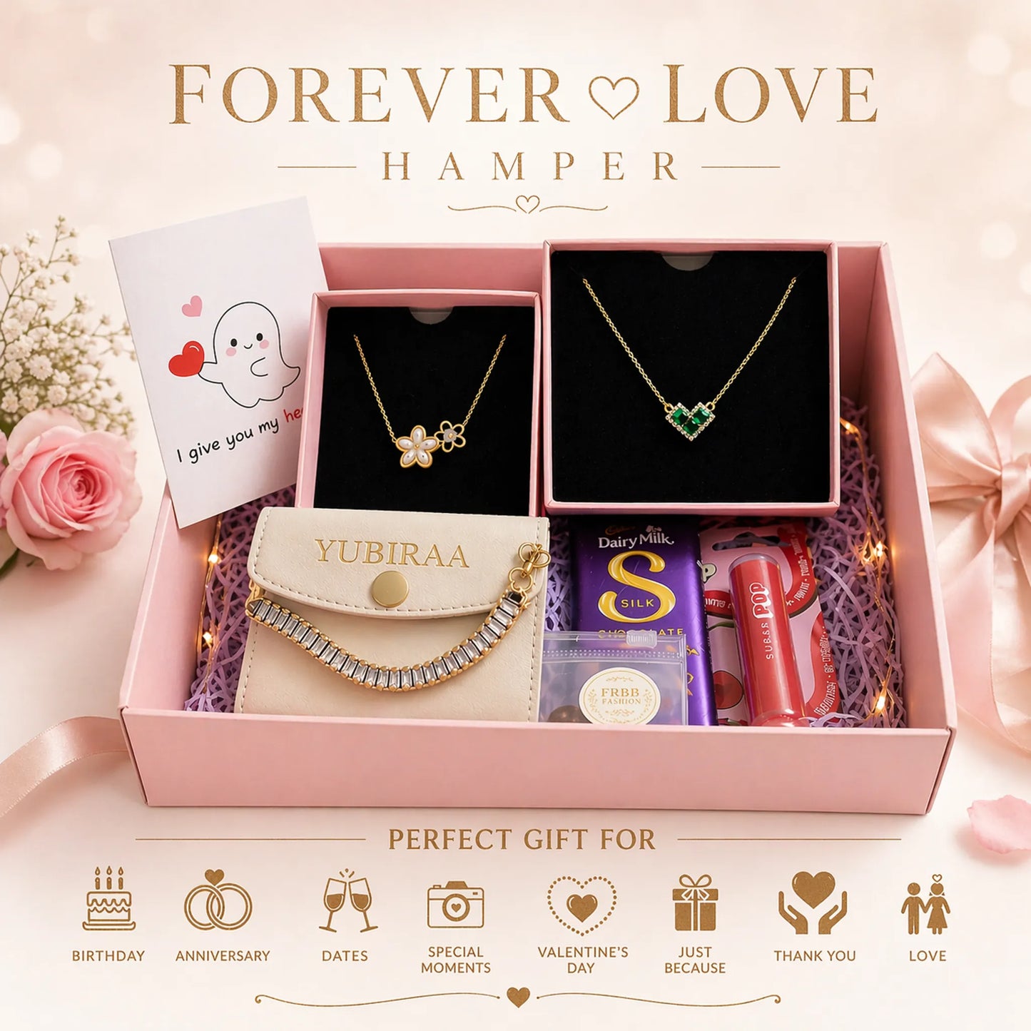 yubiraa anti tarnish forever love hamper perfect for every occassion